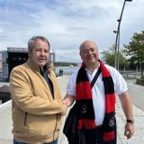 Claude-Alain Barras et Jean-Paul Duc à Stavanger, en Norvège